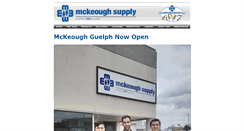 Desktop Screenshot of mckeoughsupply.com