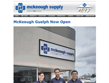 Tablet Screenshot of mckeoughsupply.com